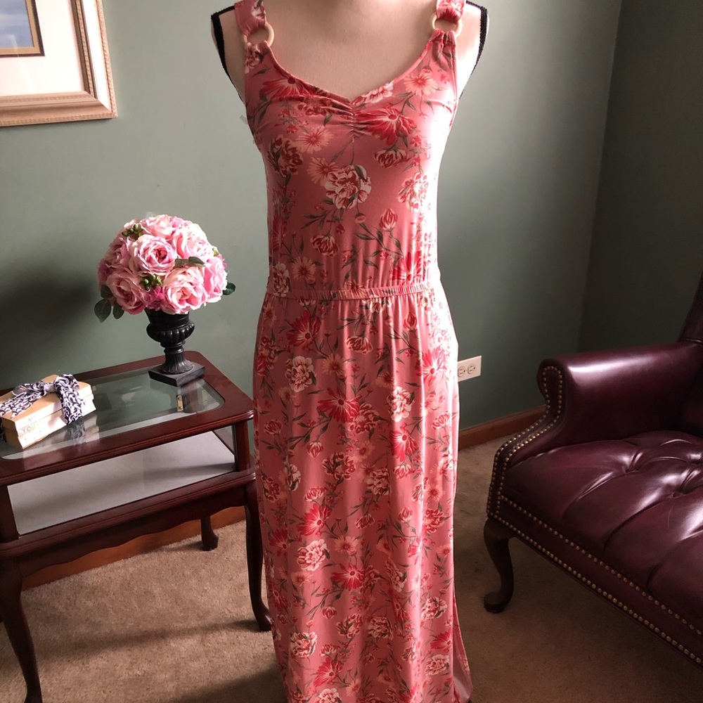 NWT! Derek Heart Floral Maxi Dress